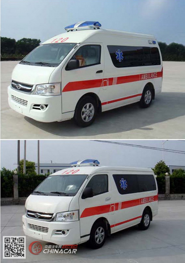 大马牌HKL5040XJHCA型救护车