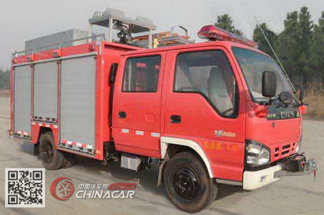 捷达消防牌SJD5050XXFQC73/W型器材消防车图片1