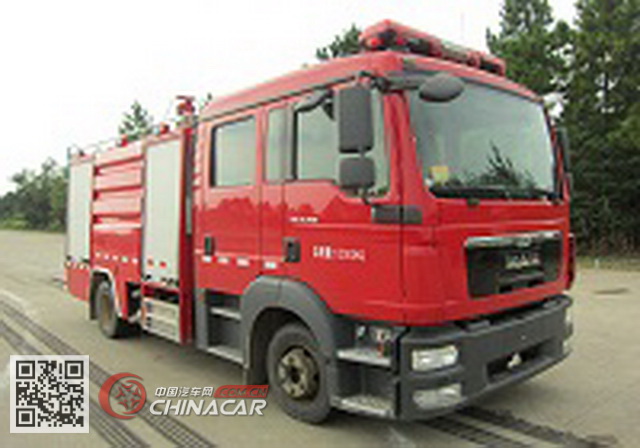 永强奥林宝牌RY5121GXFSG50型水罐消防车图片