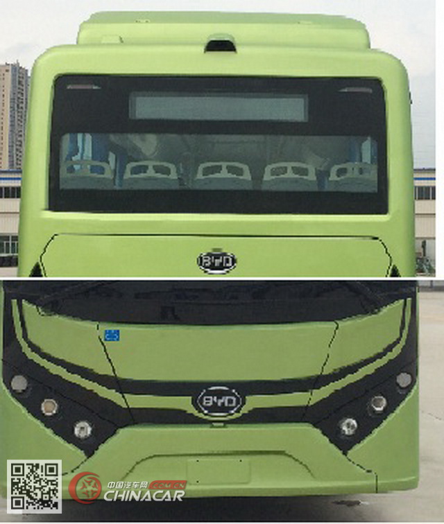 比亚迪牌BYD6810HZEV型纯电动城市客车图片2