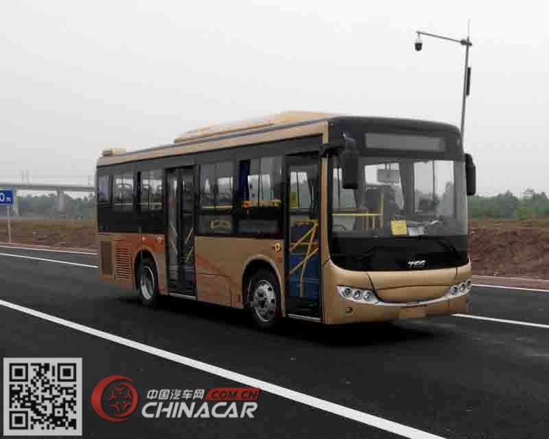 中国中车牌TEG6851EHEV02型混合动力城市客车图片1