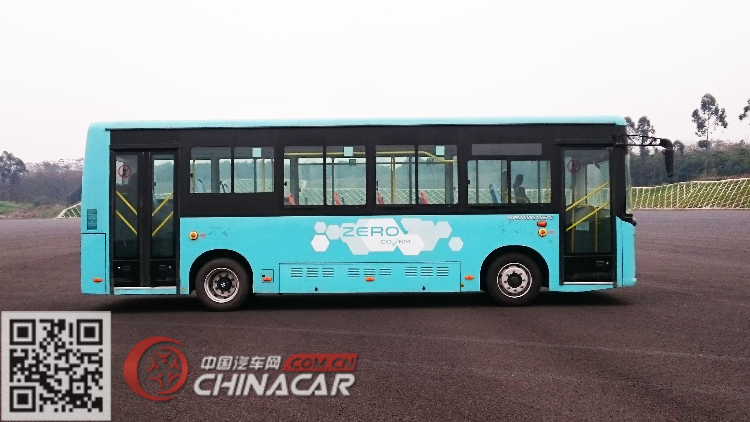 长江牌FDE6850PBABEV02型纯电动城市客车图片2