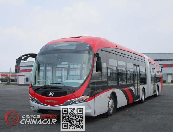 广通牌CAT6180DRBEVT型纯电动铰接城市客车图片2