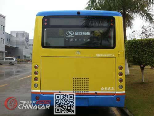 金龙牌XMQ6850AGBEVL7型纯电动城市客车图片3