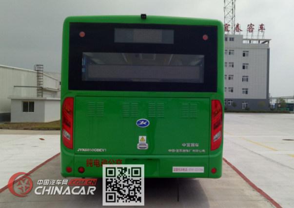 中宜牌JYK6850GBEV1型纯电动城市客车