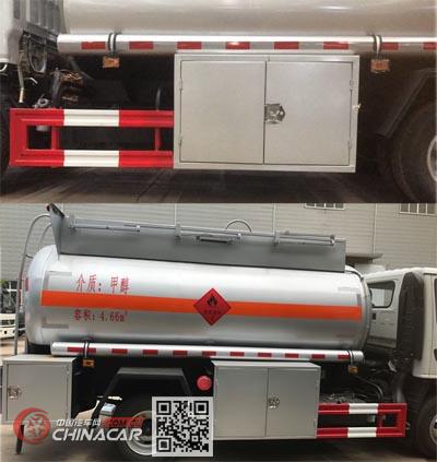 润知星牌SCS5071GRYHFC型易燃液体罐式运输车图片4
