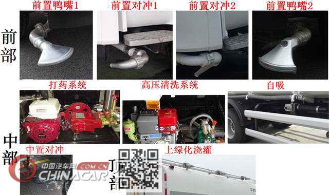 中联牌ZLJ5251GQXLZE5型清洗车图片3