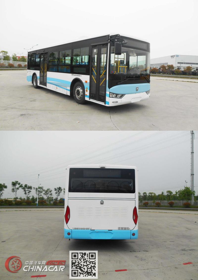 亚星牌JS6108GHBEV20型纯电动城市客车图片2