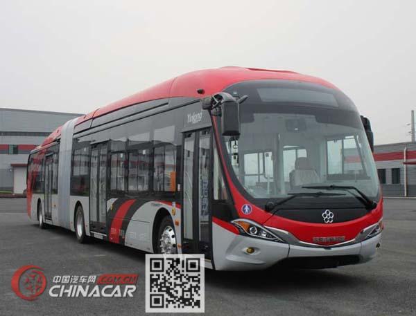 广通牌CAT6180DRBEVT1型纯电动铰接城市客车