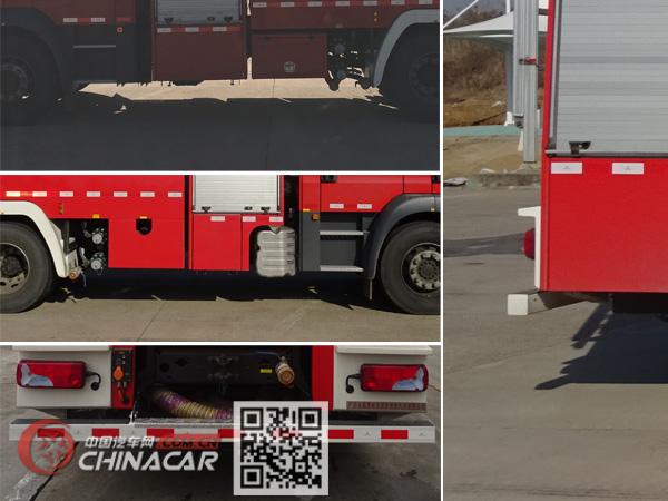 永强奥林宝牌RY5170GXFPM60/10型泡沫消防车图片3