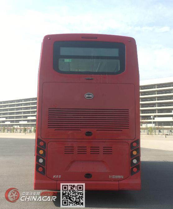 比亚迪牌BYD6100LSEV3型纯电动低入口双层城市客车