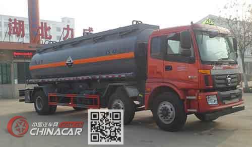 中汽力威牌HLW5252GFW5BJ型腐蚀性物品罐式运输车图片