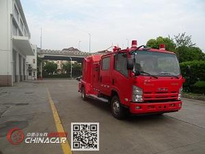 捷达消防牌SJD5100GXFSG40/WSA型水罐消防车图片