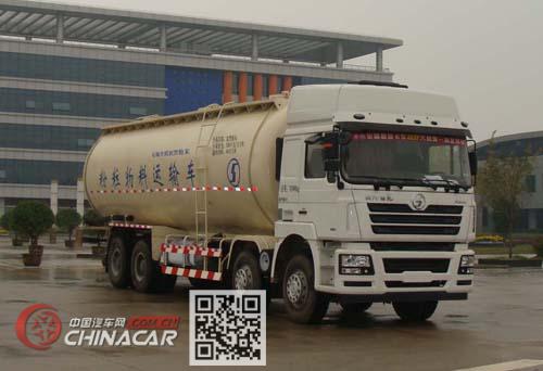 陕汽牌SX5318GFLNT466TL型低密度粉粒物料运输车图片1