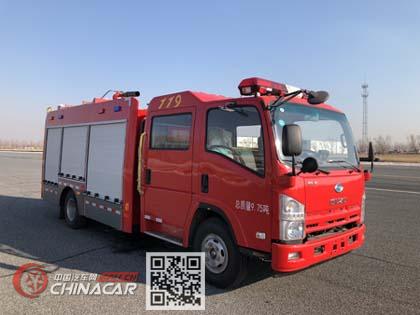 飞雁牌CX5100GXFPM30/W型泡沫消防车
