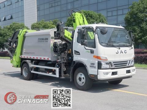 中联牌ZBH5096ZDZHFE6型吊装式垃圾车图片