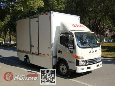 江淮牌HFC5045XXYEV7型纯电动厢式运输车图片1