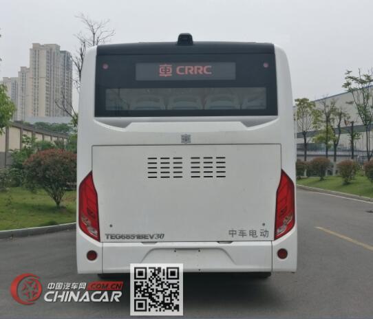 中国中车牌TEG6851BEV30型纯电动城市客车图片4