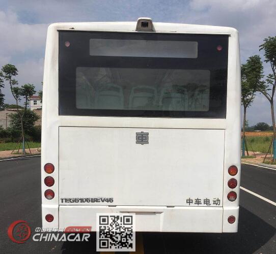中国中车牌TEG6106BEV46型纯电动城市客车图片4