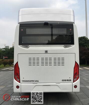 中国中车牌TEG6852FCEV01型燃料电池城市客车图片4