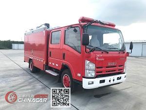 捷达消防牌SJD5090TXFZM50/WSA型照明消防车图片1