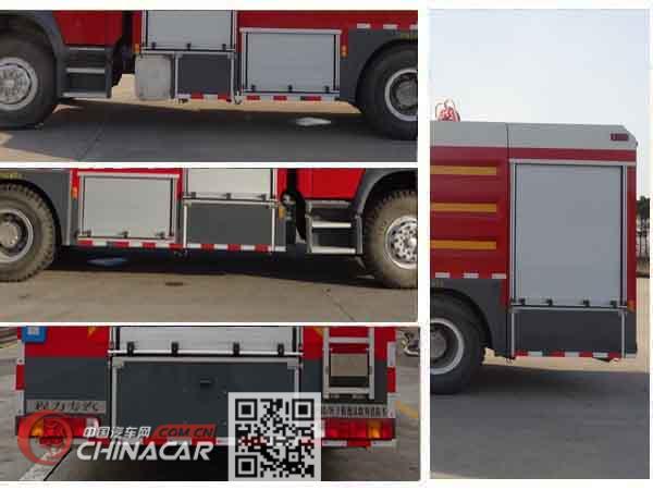 程力威牌CLW5200GXFGP80/H型干粉泡沫联用消防车