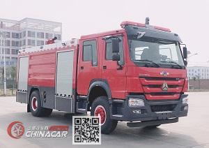 润泰牌RT5200GXFSG80/H型水罐消防车