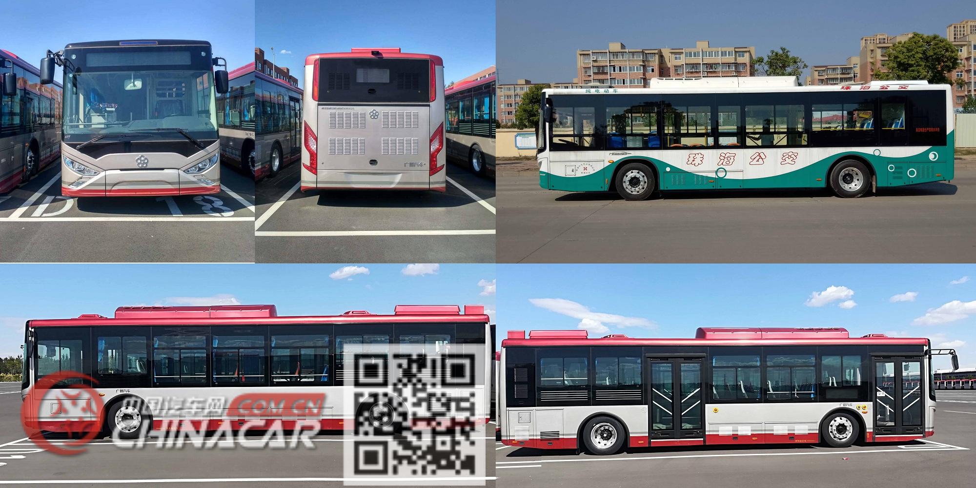 广通牌GTQ6105BEVBT20型纯电动城市客车图片3