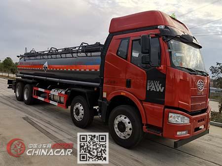 程力威牌CLW5320GFWC5型腐蚀性物品罐式运输车图片