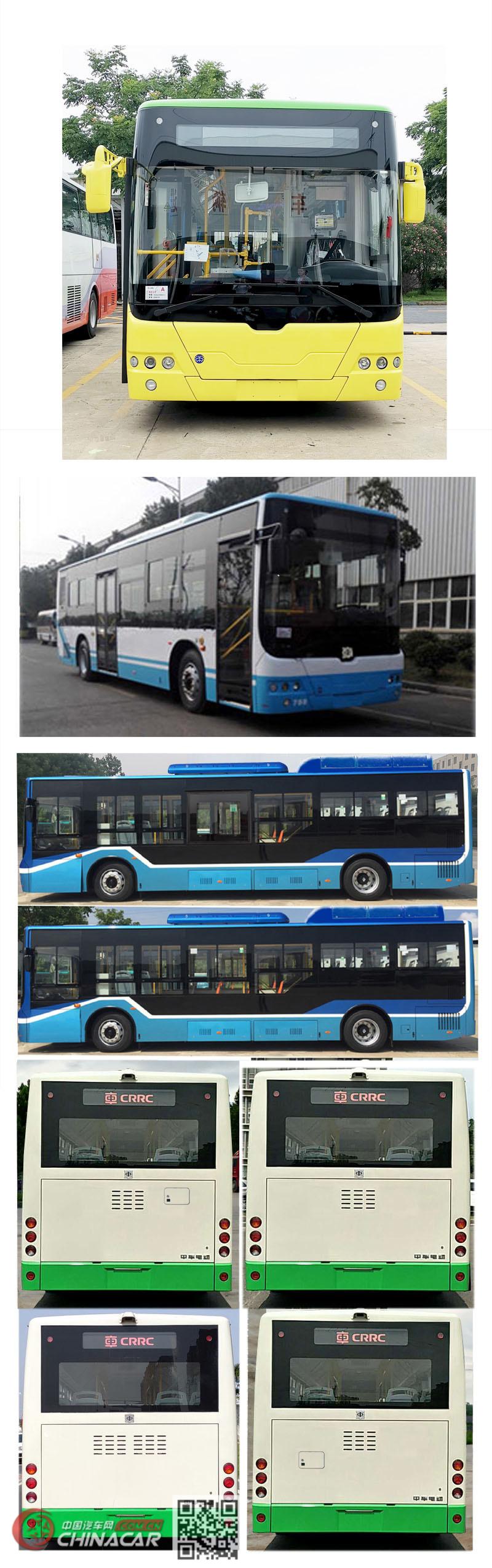 中国中车牌TEG6105BEV15型纯电动城市客车图片3