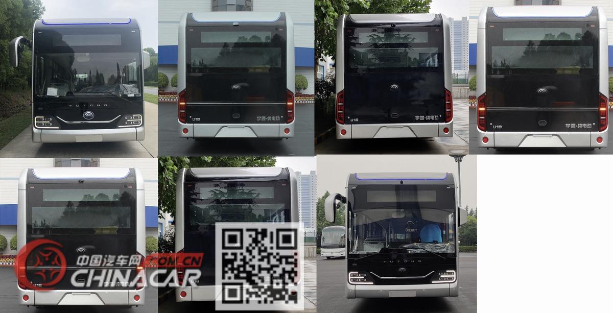 宇通牌ZK6186BEVG1型纯电动低地板铰接城市客车