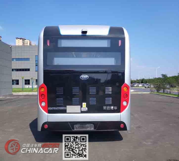 宏远牌KMT6107GBEV型纯电动低地板城市客车