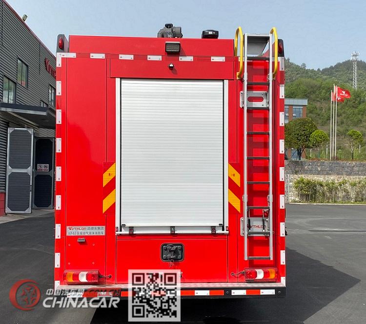威速龙牌LCG5170GXFAP40/MB型压缩空气泡沫消防车图片2