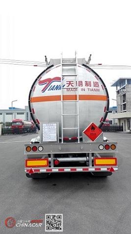 天明牌TM9404GRYYC2型铝合金易燃液体罐式运输半挂车