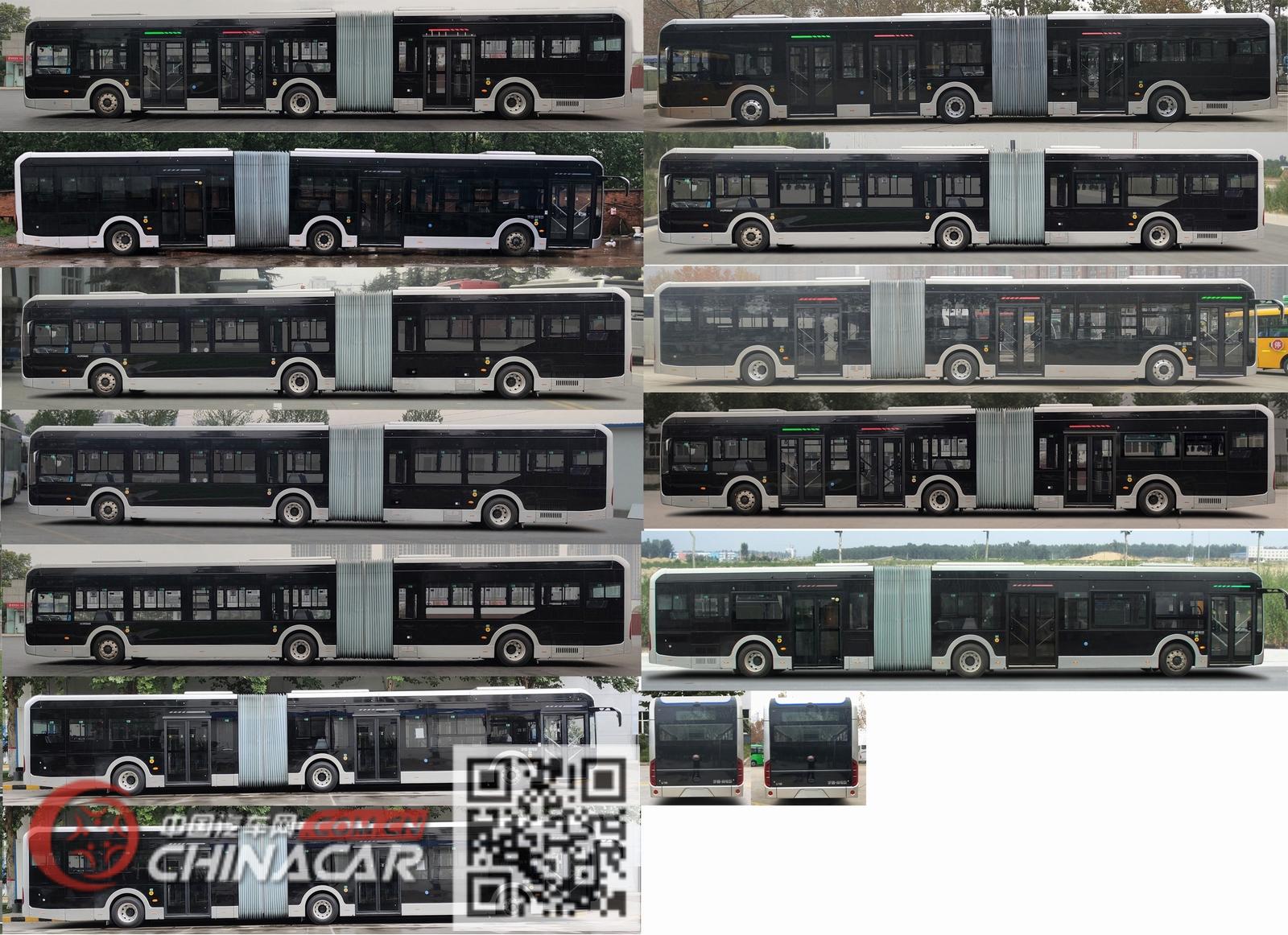 宇通牌ZK6186BEVG1型纯电动低地板铰接城市客车图片2