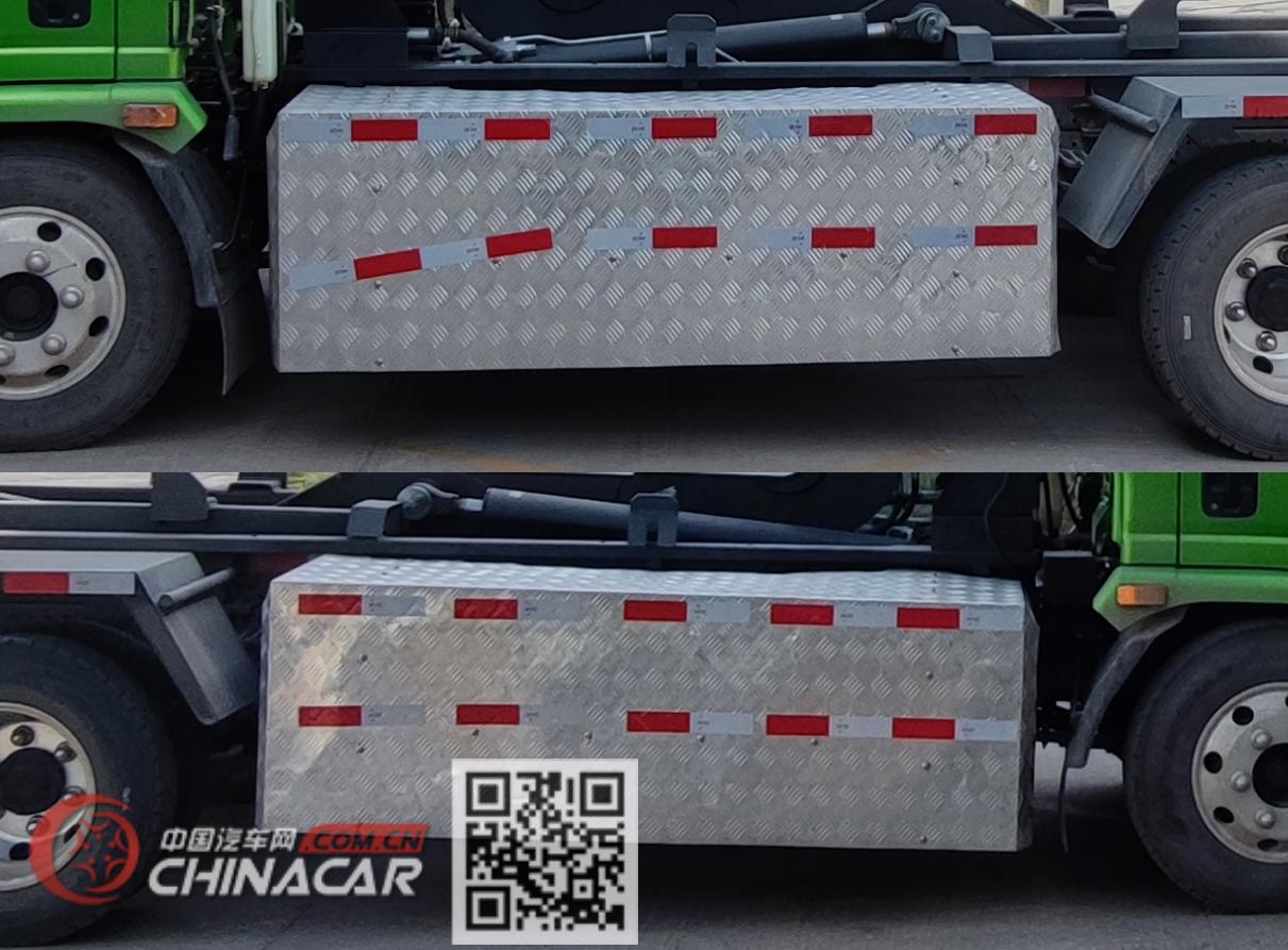 陕汽牌SX5040ZXXBEV301N型纯电动车厢可卸式垃圾车