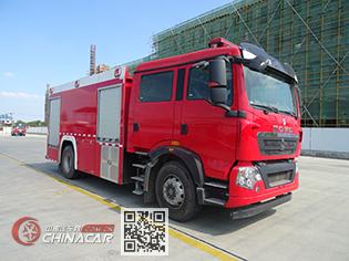 程力威牌CLW5190GXFPM80/HW型泡沫消防车