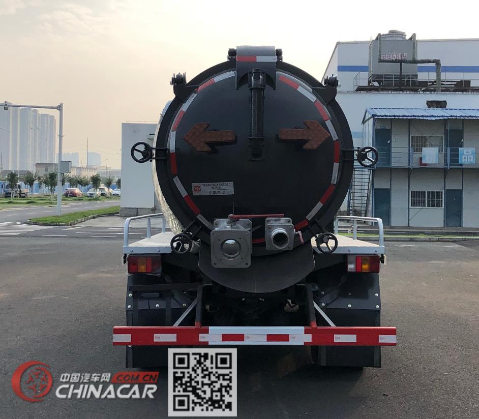 中国中车牌TEG5070GXW6SD1D型吸污车图片3