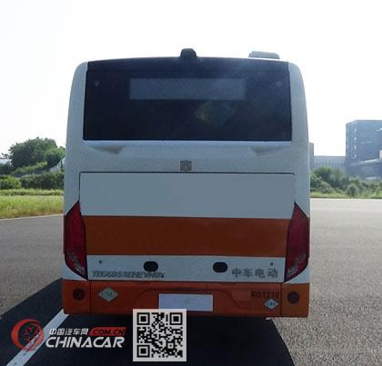 中国中车牌TEG6853EHEVN01型插电式混合动力城市客车