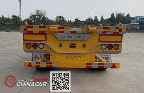 鑫卡诺牌HKN9400TJZ型集装箱运输半挂车