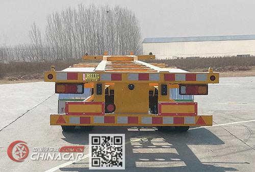 中顺广信牌HGX9351TJZE型集装箱运输半挂车