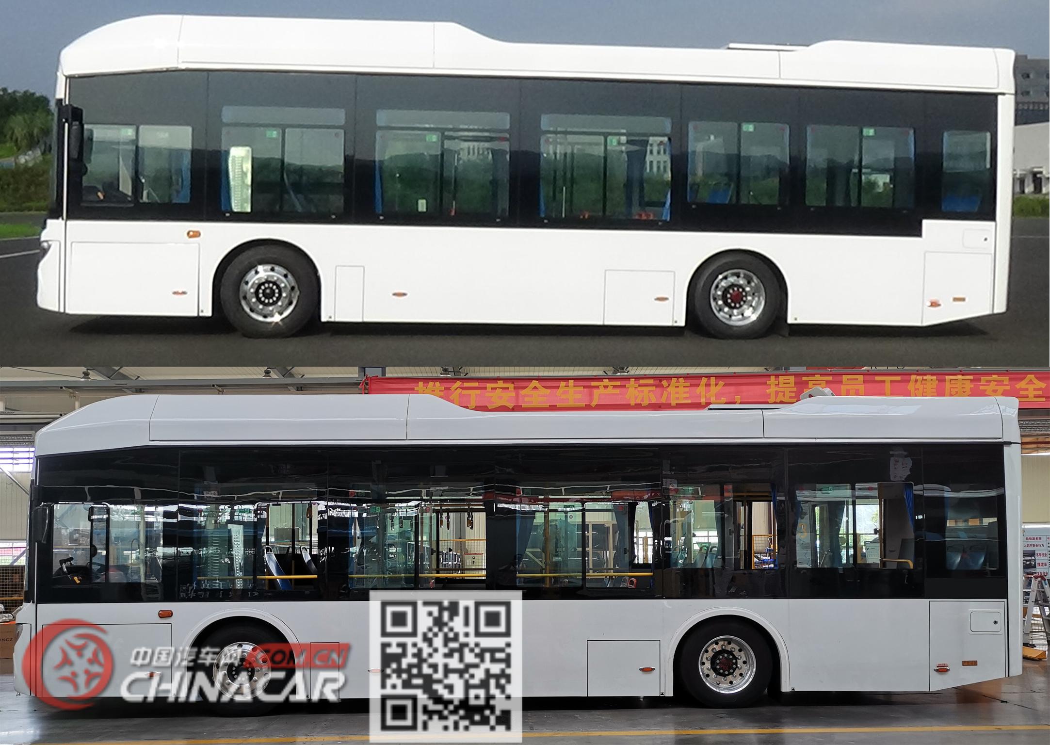 美锦飞驰牌QMJ6110BEVGA型纯电动低地板城市客车图片2