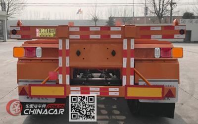 中顺广信牌HGX9400TJZ30型集装箱运输半挂车