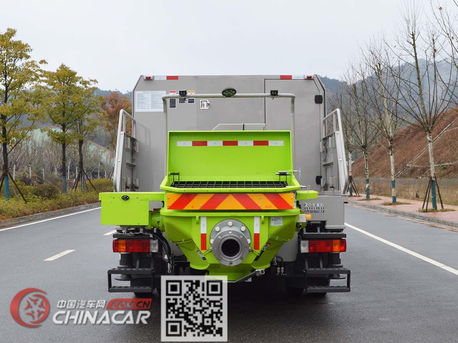 中联牌ZLJ5151THBJF型车载式混凝土泵车