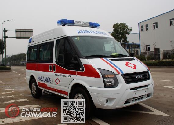 中国中车牌TEG5040XJH07型救护车图片1
