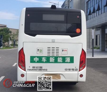 中国中车牌TEG6661BEV02型纯电动城市客车