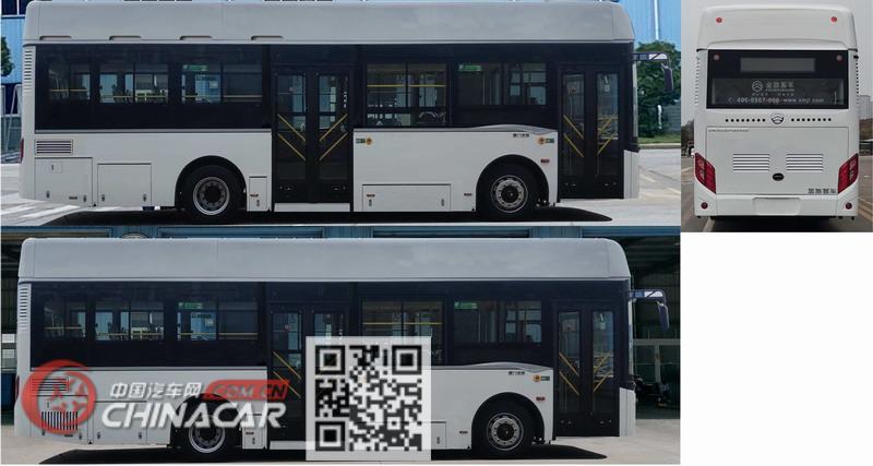 金旅牌XML6105JFCEVJ0CA型燃料电池城市客车图片4