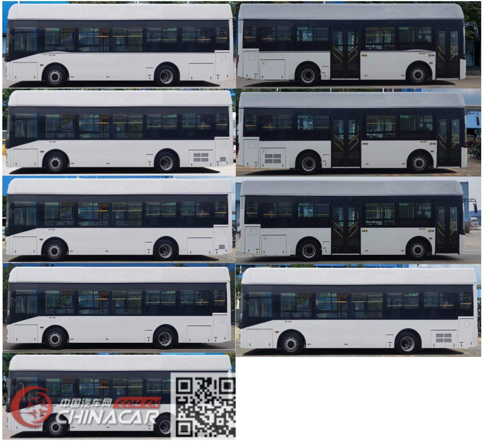 金旅牌XML6105JFCEVJ0CG型燃料电池城市客车图片2