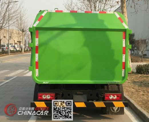福田牌BJ5072ZZZEV-H1型纯电动自装卸式垃圾车图片2