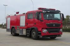 豪沃双排10吨水罐消防车|国六水罐消防车|城市救援水罐消防车
